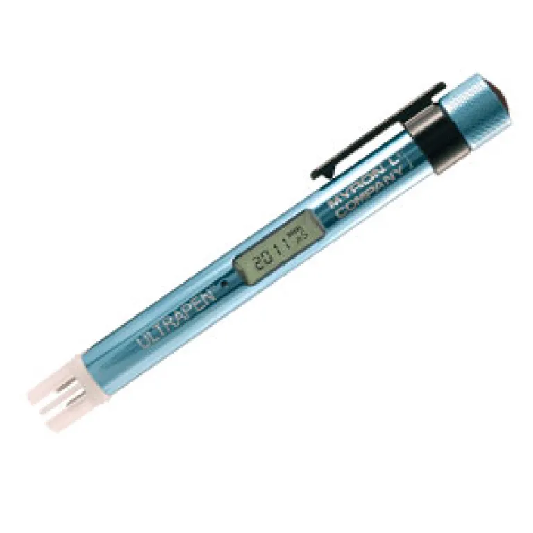 <p>Item Part: <strong>TDS-MYRON PT1</strong><br>Handheld meter with pocket clip<br>Measures 4 parameters:</p>
<ul>
<li>Conductivity</li>
<li>TDS</li>
<li>Salinity</li>
<li>Temperature</li>
<li>Accuracy: ±1 %</li>
</ul>
<p>Automatic temperature compensation Autoranging<br>Waterproof<br>Power: N Type Battery (1), included<br>Dimension: 6.75” L x 0.625” D</p>