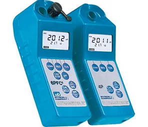 <p>Item Part: <strong>MYRON 6PIIFC</strong><br>Measures 6 parameters on field:</p>
<ul>
<li>Conductivity</li>
<li>Resistivity (10 KΩ–30 MΩ)</li>
<li>TDS</li>
<li>ORP (±999 mV)</li>
<li>Free Chlorine (0.00–9.99 ppm)</li>
<li>pH (0–14)</li>
<li>Temperature (0–71 °C)</li>
</ul>
<p>ORP mV to ppm free chlorine conversion pH/ORP Sensor protective cap<br>Four-digit display for full 9999 readings, with autoranging capability up to 200 mS/200 ppt<br>Memory for 100 readings with Date & Time Stamp<br>capable of wireless data transfer with bluDock™ option installed<br>Automatic temperature compensation<br>Auto shut-off<br>Waterproof<br>Power: 9 V battery (1)<br>Dimensions: 7.7” x 2.7” x 2.5”</p>