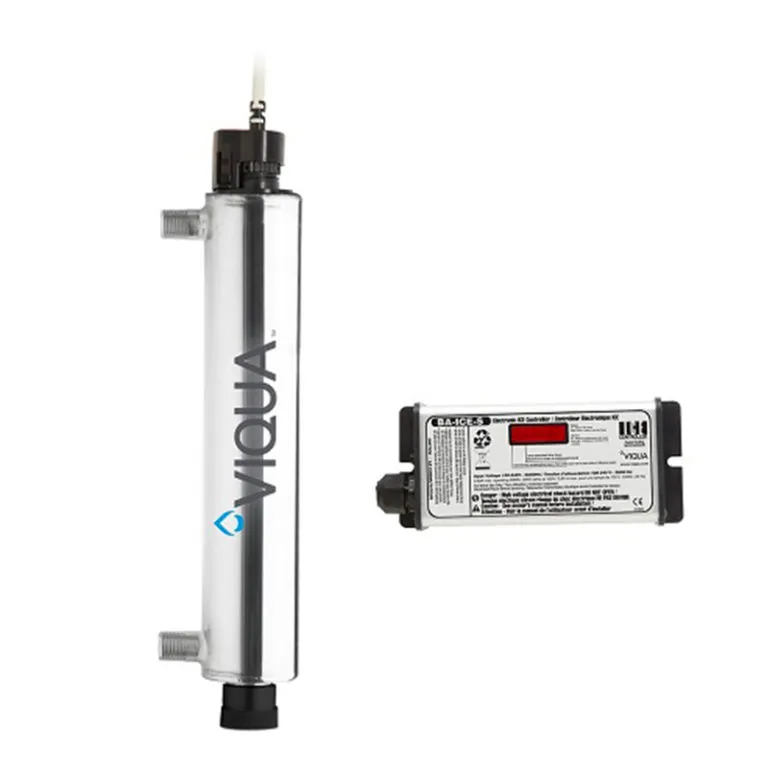 <table id="tablepress-95" class="tablepress tablepress-id-95 small-table">
<tbody class="row-hover">
<tr class="row-1 odd">
<td class="column-1">Flow Rate (30mJ/cm2)</td>
<td class="column-2">3 GPM</td>
</tr>
<tr class="row-2 even">
<td class="column-1">Connection</td>
<td class="column-2">½” MNPT</td>
</tr>
<tr class="row-3 odd">
<td class="column-1">Lamp</td>
<td class="column-2"><strong>S330RL</strong></td>
</tr>
<tr class="row-4 even">
<td class="column-1">Quartz</td>
<td class="column-2"><strong>QS-330</strong></td>
</tr>
<tr class="row-5 odd">
<td class="column-1">Controller</td>
<td class="column-2"><strong>BA-ICE-S</strong></td>
</tr>
<tr class="row-6 even">
<td class="column-1">Chamber</td>
<td class="column-2">304 SS</td>
</tr>
<tr class="row-7 odd">
<td class="column-1">Dimensions</td>
<td class="column-2">17″ x 2.5″</td>
</tr>
<tr class="row-8 even">
<td class="column-1">Weight</td>
<td class="column-2">7 lbs.</td>
</tr>
<tr class="row-9 odd">
<td class="column-1">Power consumption</td>
<td class="column-2">22 W</td>
</tr>
<tr class="row-10 even">
<td class="column-1">Power supply</td>
<td class="column-2">100-240V 50/60Hz</td>
</tr>
</tbody>
</table>