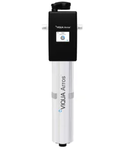 <div>Whole Home UV Water Treatment System</div>
<div>
<p>Part Number: ARROS22-V<br>Ideal For: Bacteria</p>
<table>
<tbody>
<tr>
<td>Connection Size</td>
<td>Combo Port: 1 in. MNPT, 3/4 in. FNPT</td>
</tr>
<tr>
<td>Dimensions</td>
<td>22.5” x 4.0” (57.2 cm x 10.16 cm)</td>
</tr>
<tr>
<td>Flow Rate</td>
<td>NSF Class B Certified<br>16mJ/cm² @70%UVT: 12.9 gpm (70.0 lpm) 2.93 m³/hr</td>
</tr>
<tr>
<td>Power Consumption</td>
<td>52 W</td>
</tr>
<tr>
<td>Ship Wt. (lbs)</td>
<td>12 lbs (5.5 kg)</td>
</tr>
</tbody>
</table>
</div>